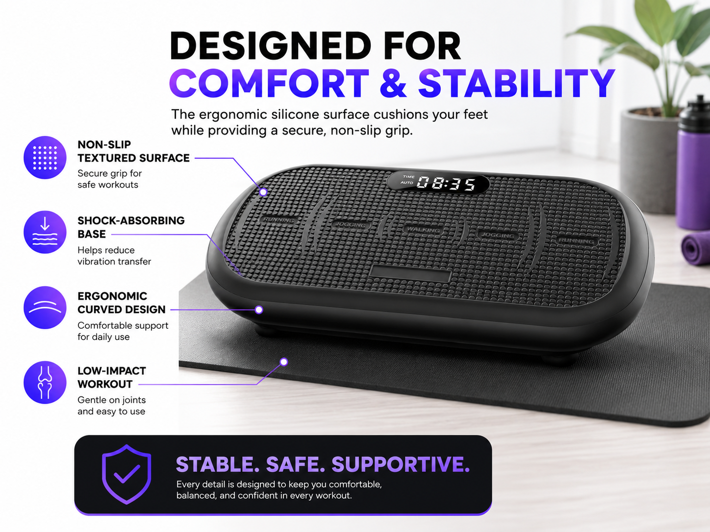 VibeFit Power Vibration Exercise Board