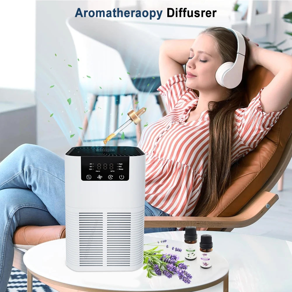 PureBreeze Compact Home Air Purifier